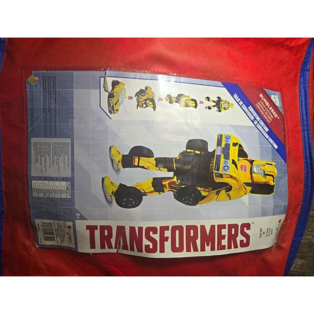 disguise Transformers Bumblebee Transforming Bodysuit Costume M Yellow/Black